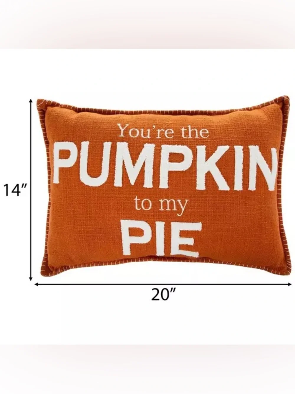 Pumpkin To My Pie Pillow